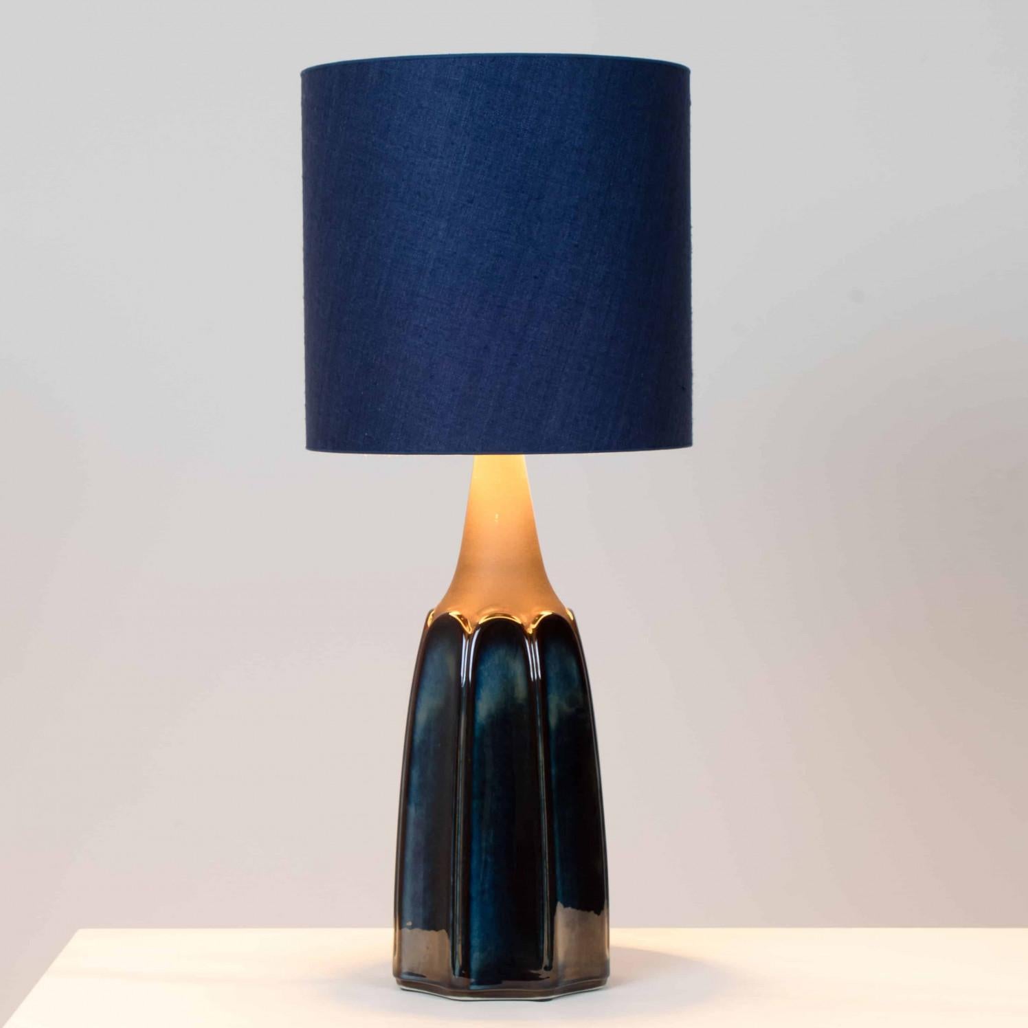 1 of the 2 Soholm Lamps with New Silk Custom Made Lampshade René Houben, 1960s (Sonstiges) im Angebot