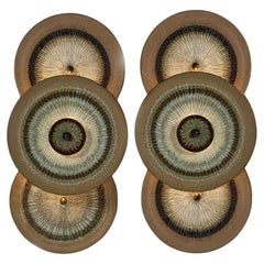 1 of the 2 Stunning Ceramic Wall Lights, Denmark, 1970