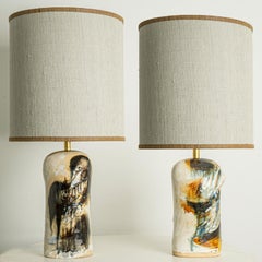 1 of the 2 Stunning Table Lamps by Jeppe Hagedorn, Denmark 1960
