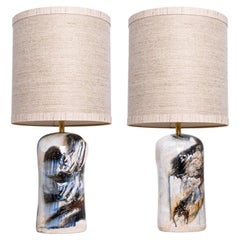 1 of the 2 Stunning Table Lamps by Jeppe Hagedorn, Denmark 1960s