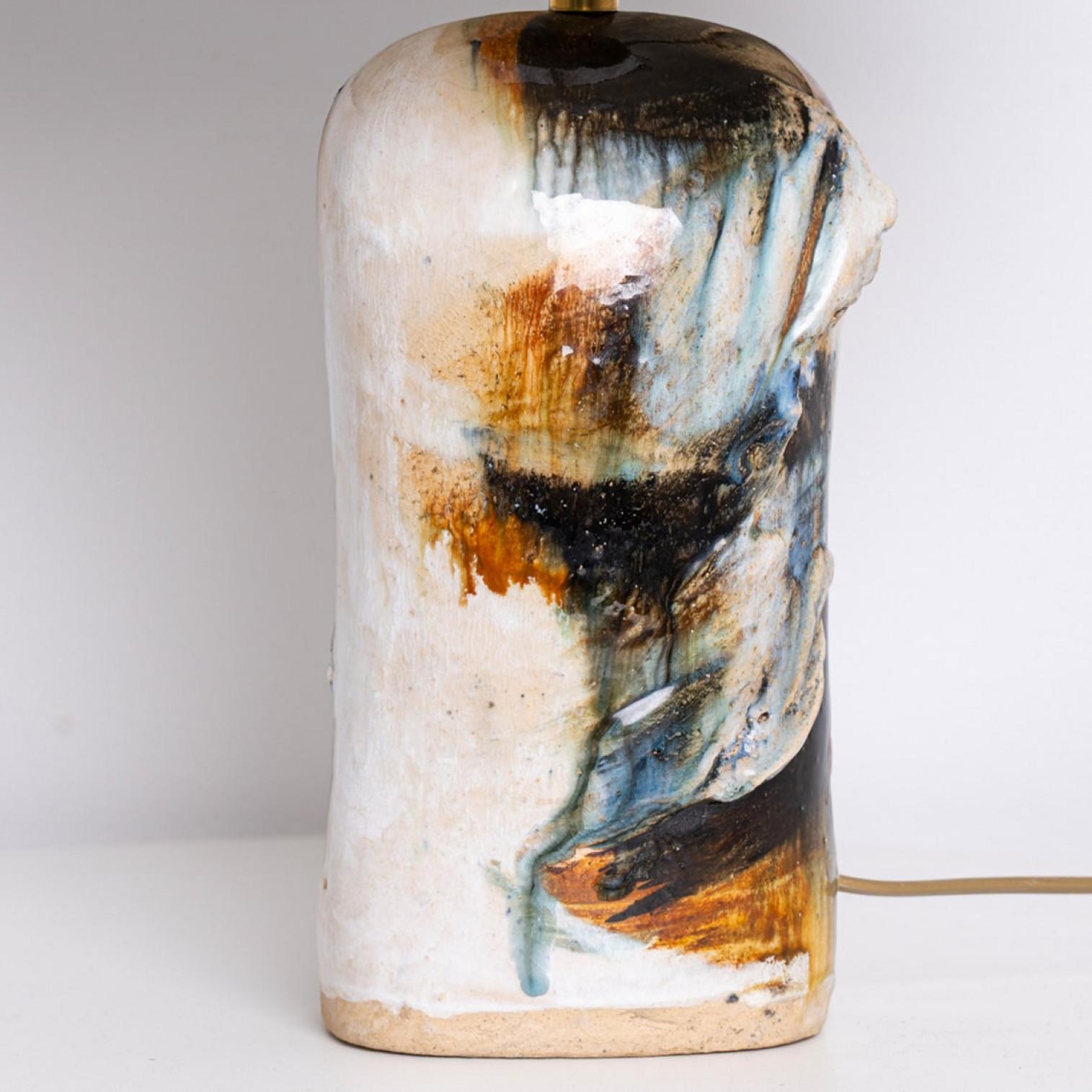 1 of the 2 Stunning Table Lamps by Jeppe Hagendorn, Denmark 1960 (Mitte des 20. Jahrhunderts) im Angebot