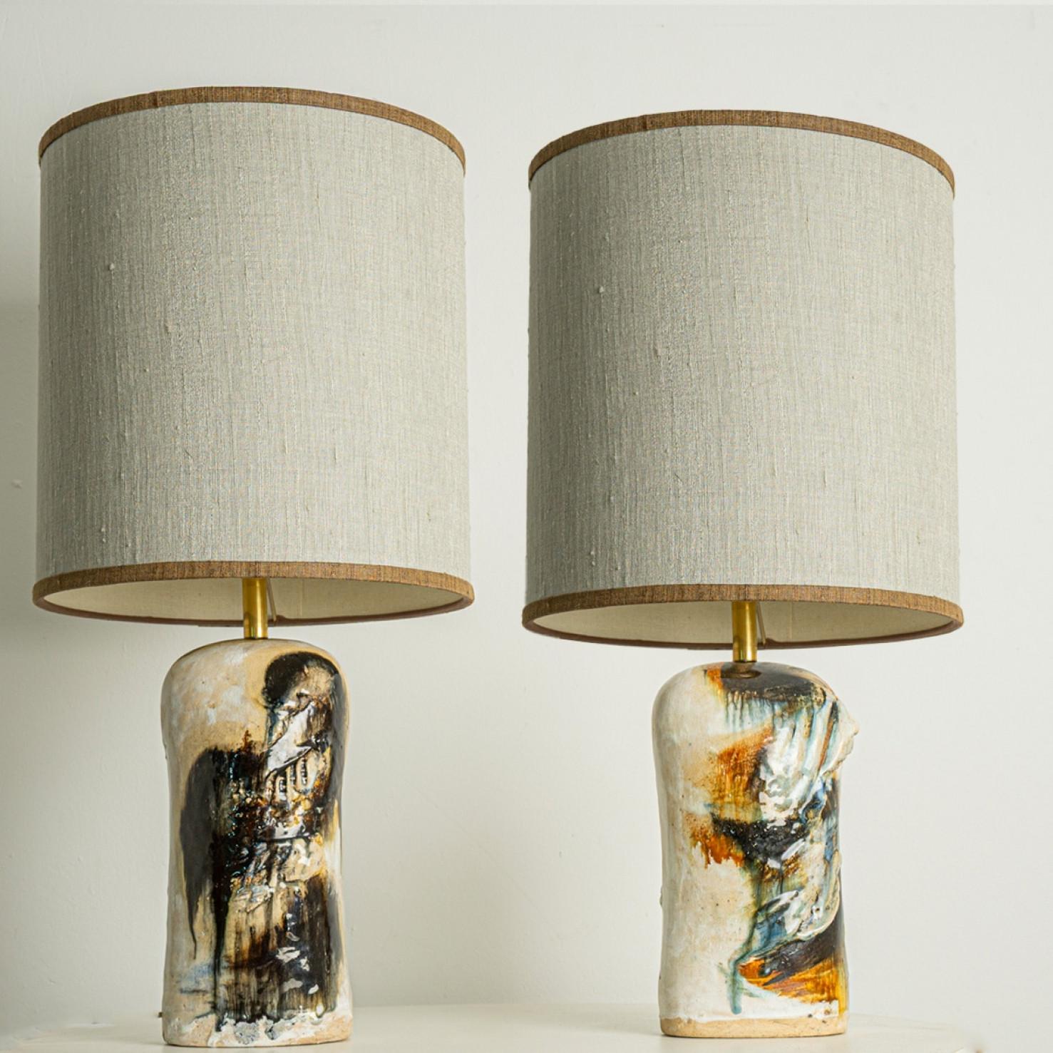 1 des 2 superbes lampes de table de Jeppe Hagendorn, Danemark 1960 en vente 1