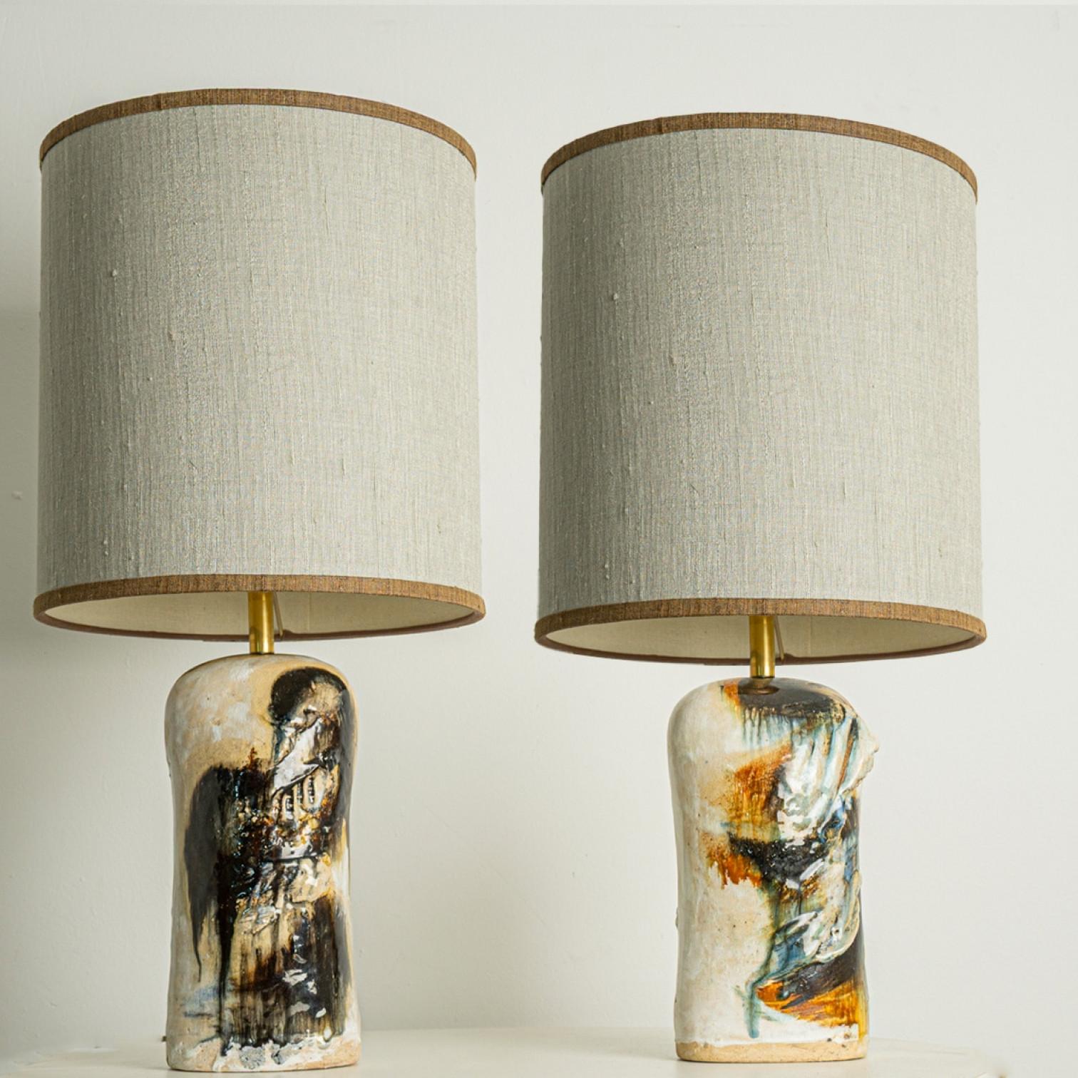 1 of the 2 Stunning Table Lamps by Jeppe Hagendorn, Denmark 1960 im Angebot 1