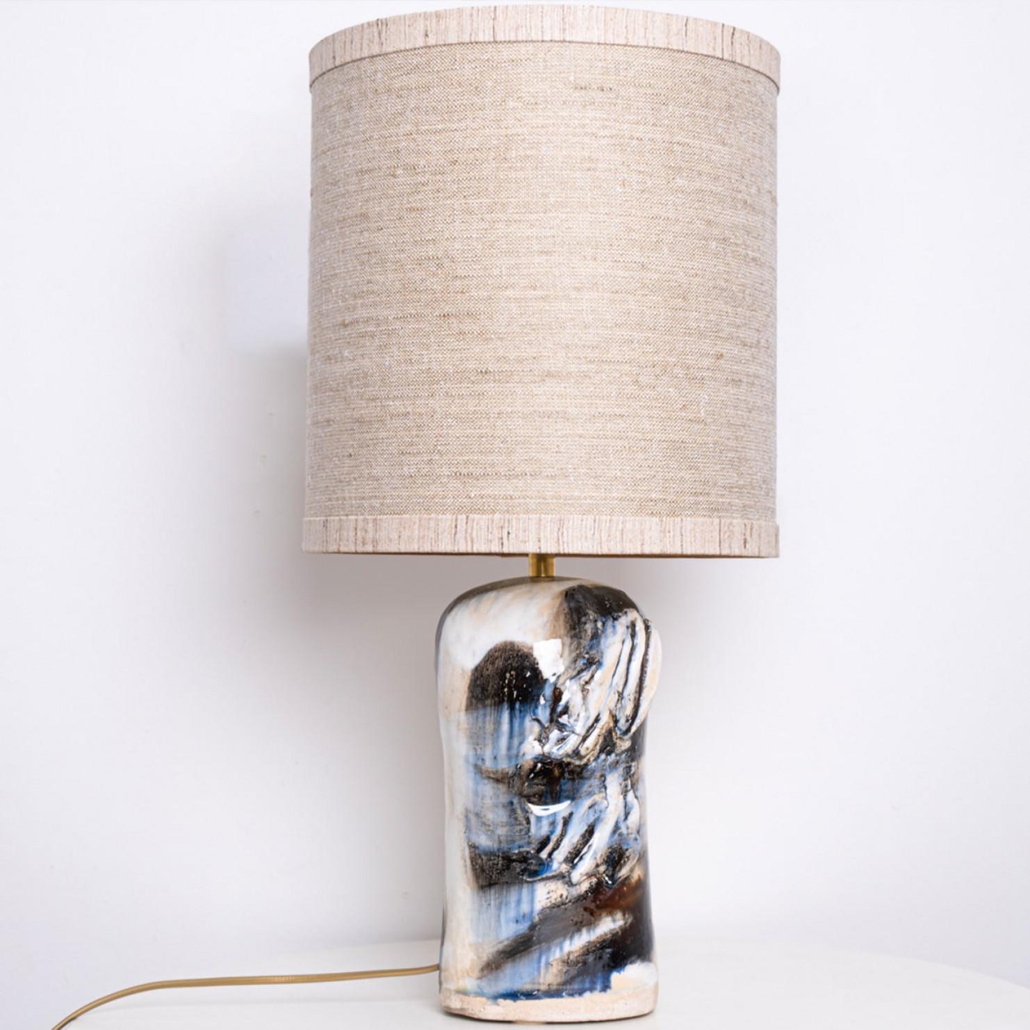1 of the 2 Stunning Table Lamps by Jeppe Hagendorn, Denmark 1960s For Sale 2