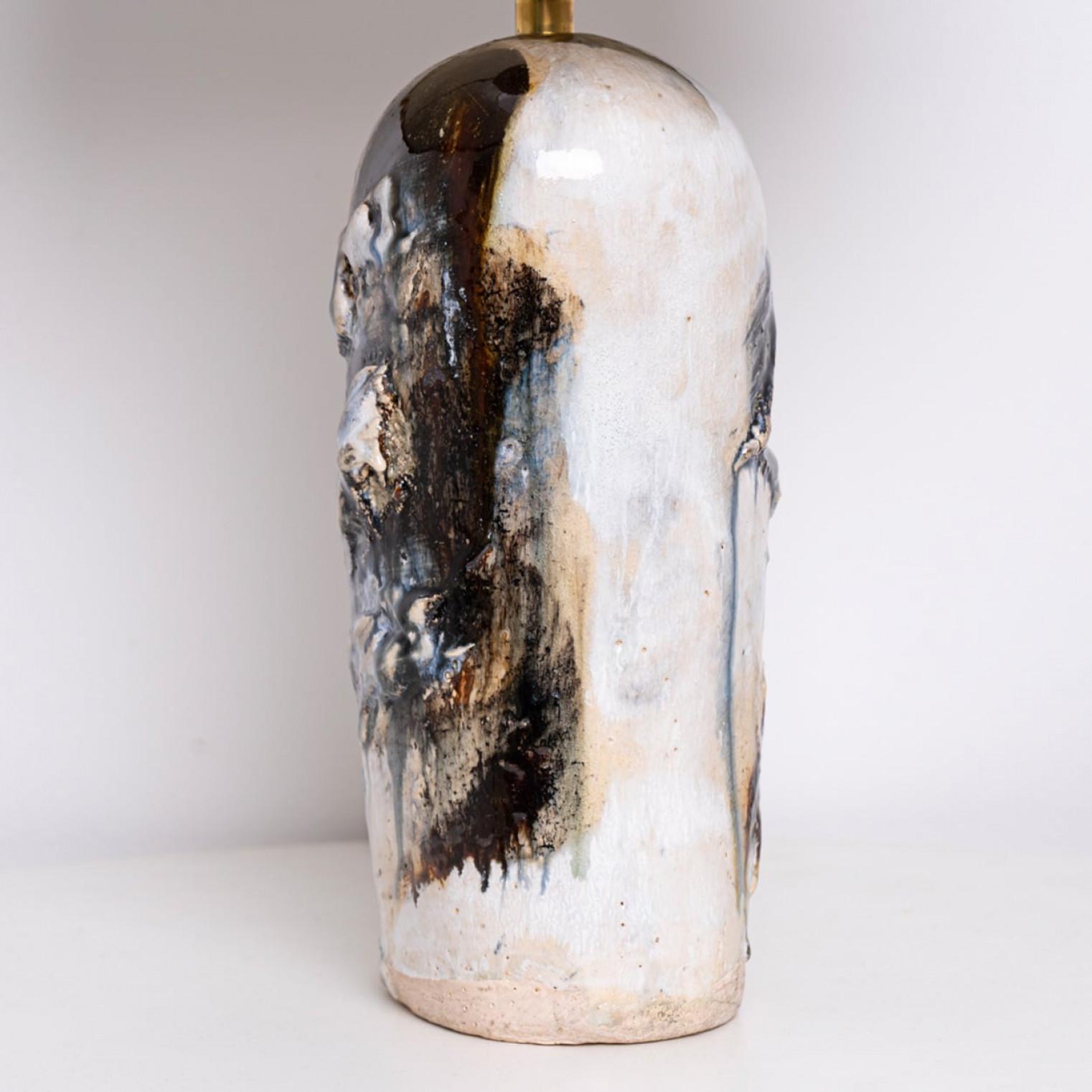 1 of the 2 Stunning Table Lamps by Jeppe Hagendorn, Denmark 1960s For Sale 4