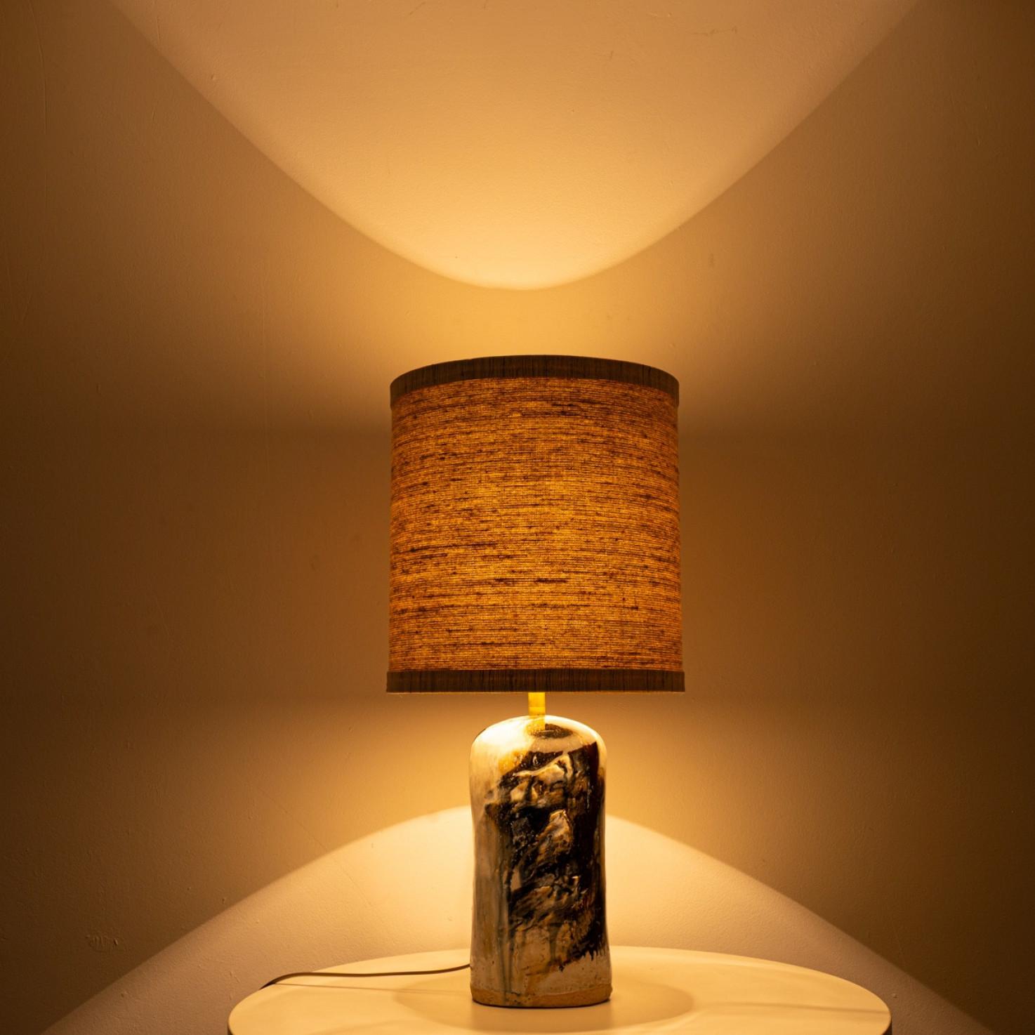 1 of the 2 Stunning Table Lamps by Jeppe Hagendorn, Denmark 1960s In Good Condition For Sale In Rijssen, NL