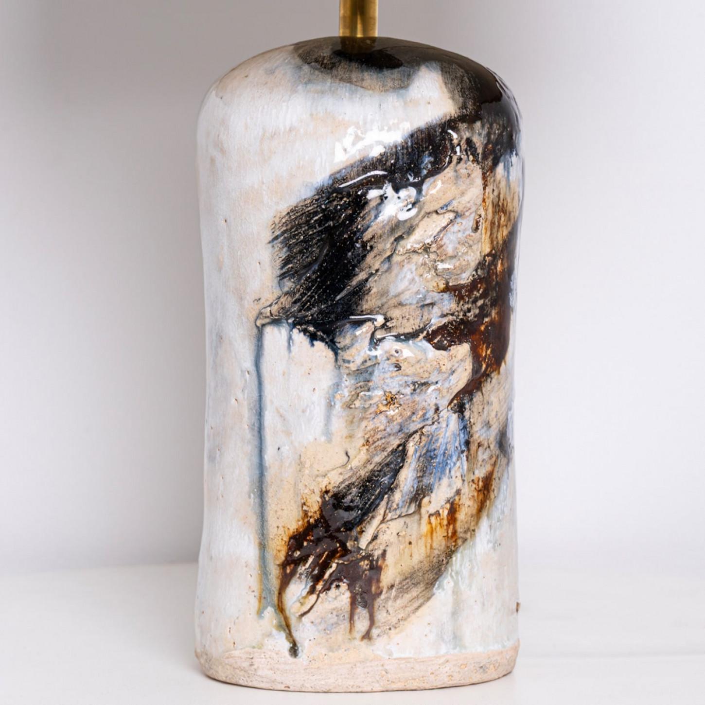 1 of the 2 Stunning Table Lamps by Jeppe Hagendorn, Denmark 1960s For Sale 1