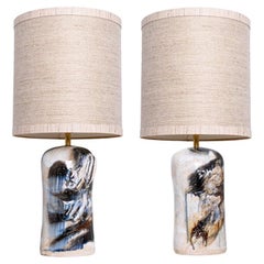 1 of the 2 Stunning Table Lamps by Jeppe Hagendorn, Denmark 1960s