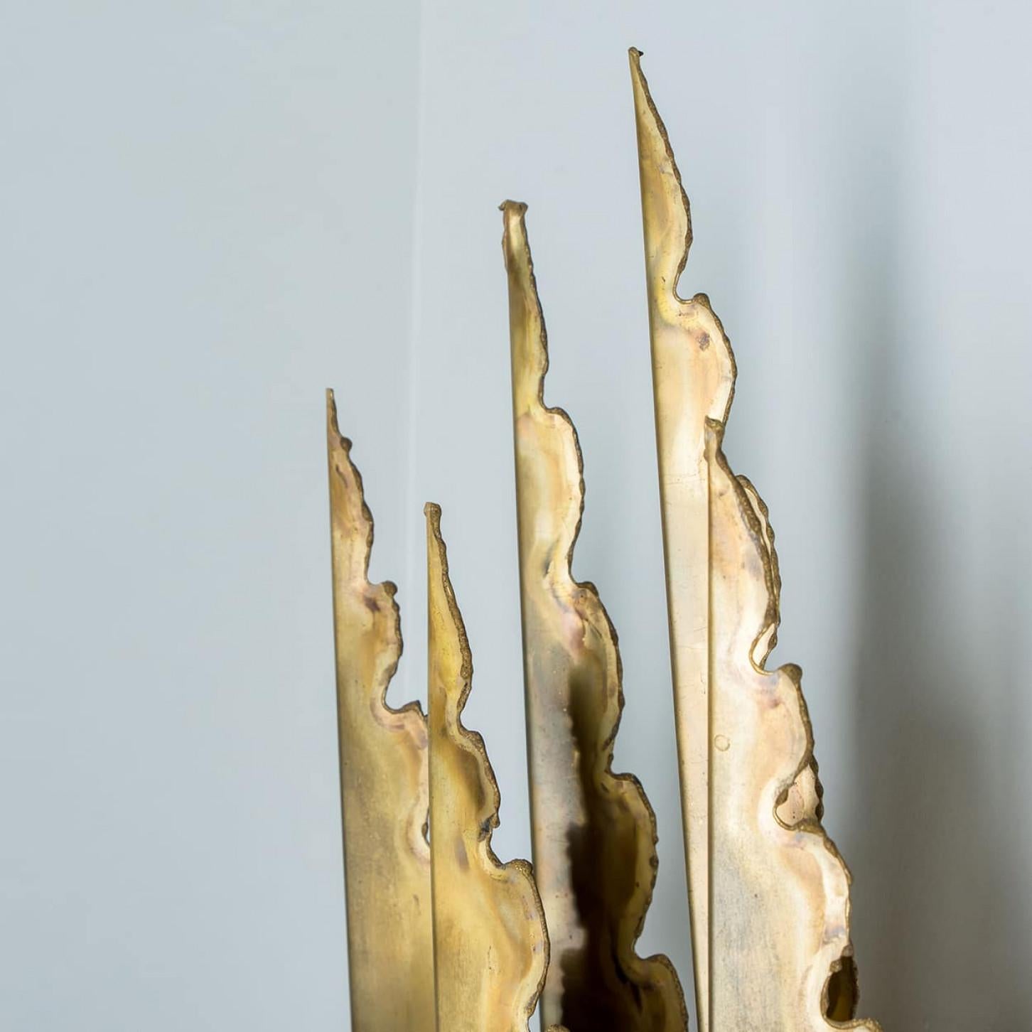 1 de los 2 apliques de latón XXL de Holm Sorensen, 1960 Otro en venta