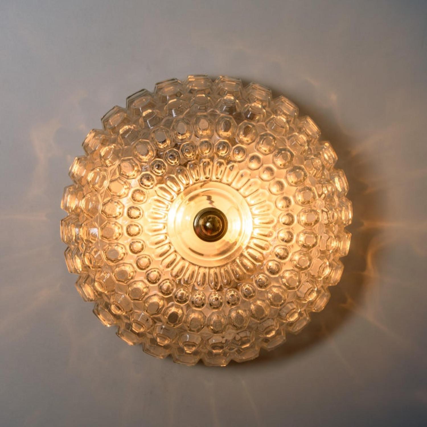 1 of the 20 Bubble Flush Mounts/Wall Sconces by Limburg, Four Sizes, 1960s For Sale 4
