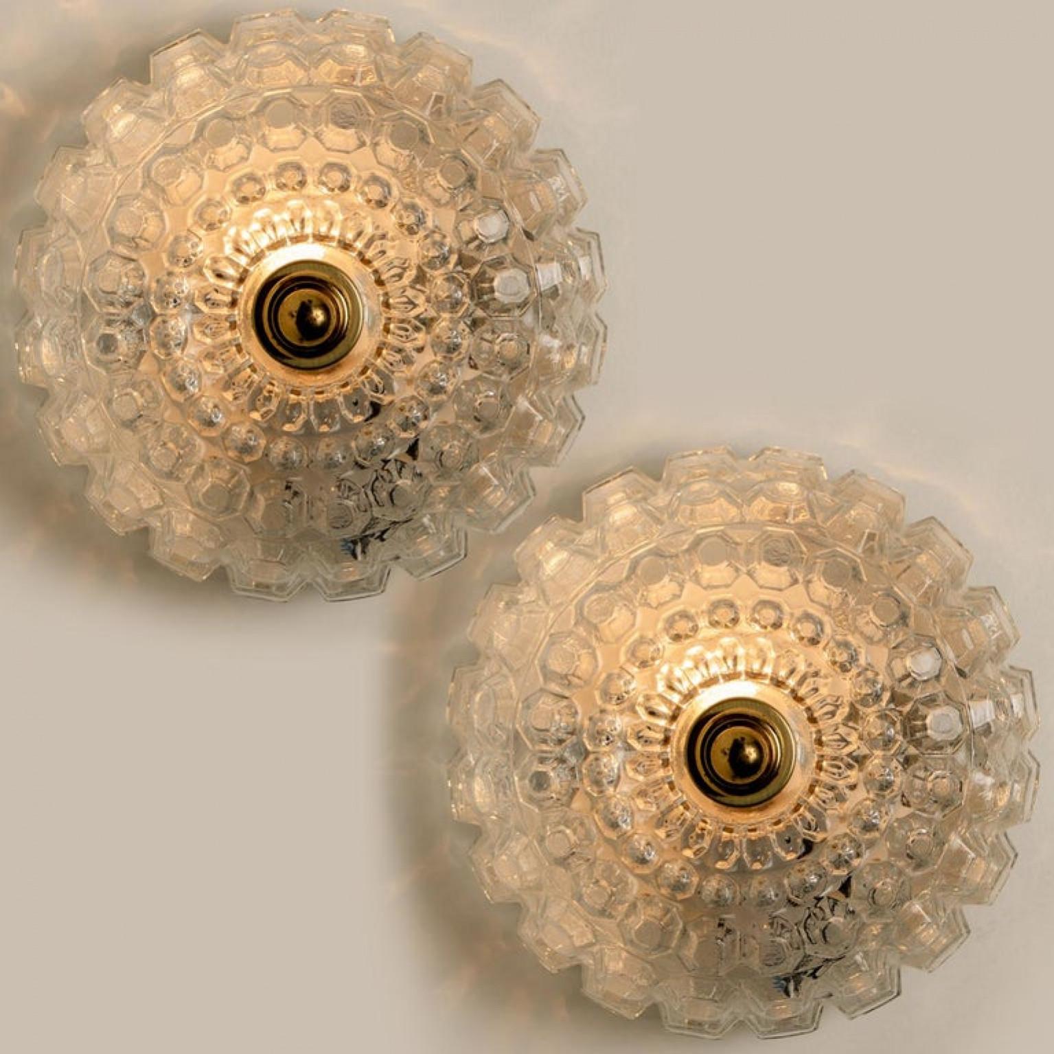 1 of the 20 Bubble Flush Mounts/Wall Sconces by Limburg, Four Sizes, 1960s For Sale 11
