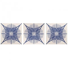 1 of the 22 Unique Antique Relief Tiles, Le Claive, circa 1920