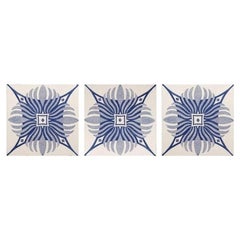1 of the 22 Unique Antique Relief Tiles, Le Claive, circa 1920