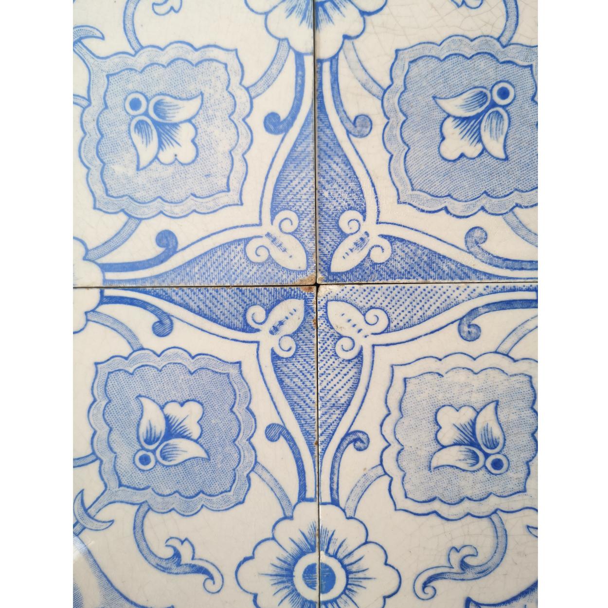 1 of the 24 Antique Tiles, Boch Freres, la Louvière, 1930 2