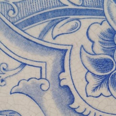 1 of the 24 Antique Tiles, Boch Freres, la Louvière, 1930