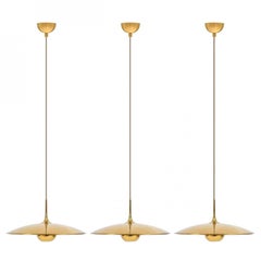 1 of the 3 Brass Onos Fixtures by Florian Schulz with Sand Cord