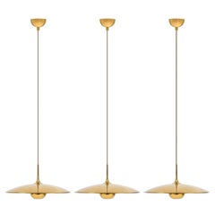 1 of the 3 Brass Onos Fixtures by Florian Schulz with Sand Cord