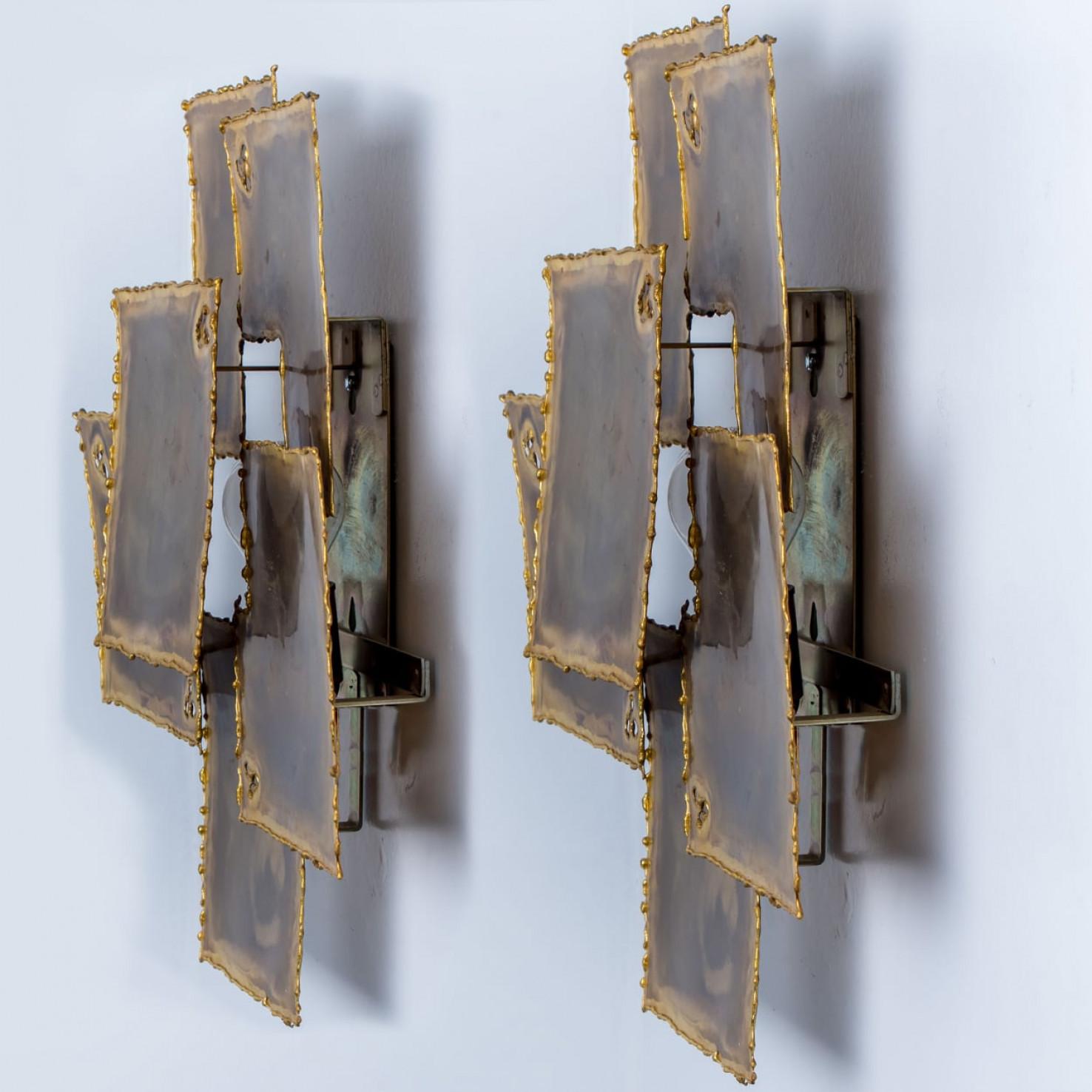 1 delle 3 lampade da parete in ottone di Holm Sorensen, 1960 in vendita 3