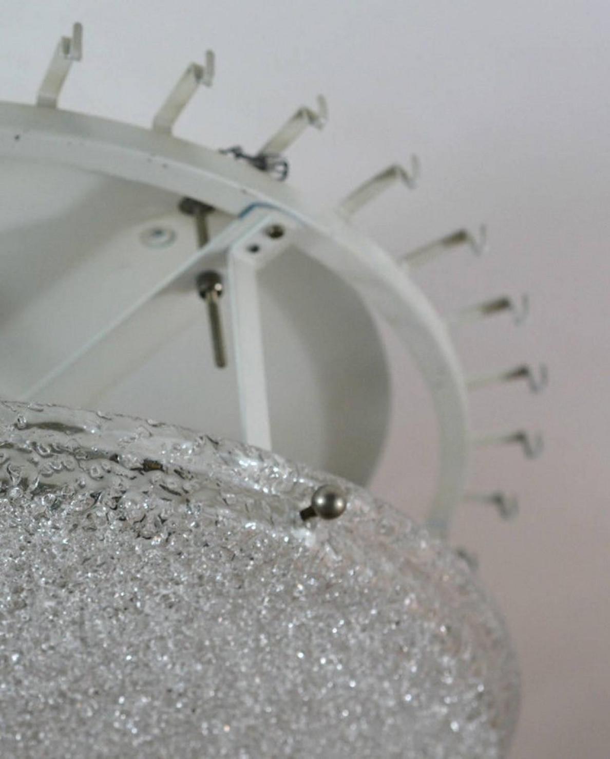 1 of the 3 Doria Clear Flush Mount Chandeliers, 1960 For Sale 3