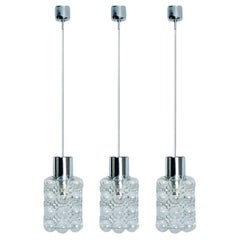 1 de los 3 Pedantes de cristal de Helena Tynell para Glashütte Limburg, 1960