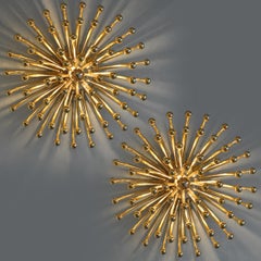 1 of the 3 Large Valenti Luce Pistillino Wall Lights, Italy, 1970