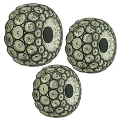 1 of the 3 Mid-Century Modern Glass Flush Mount by Limburg, 1960s