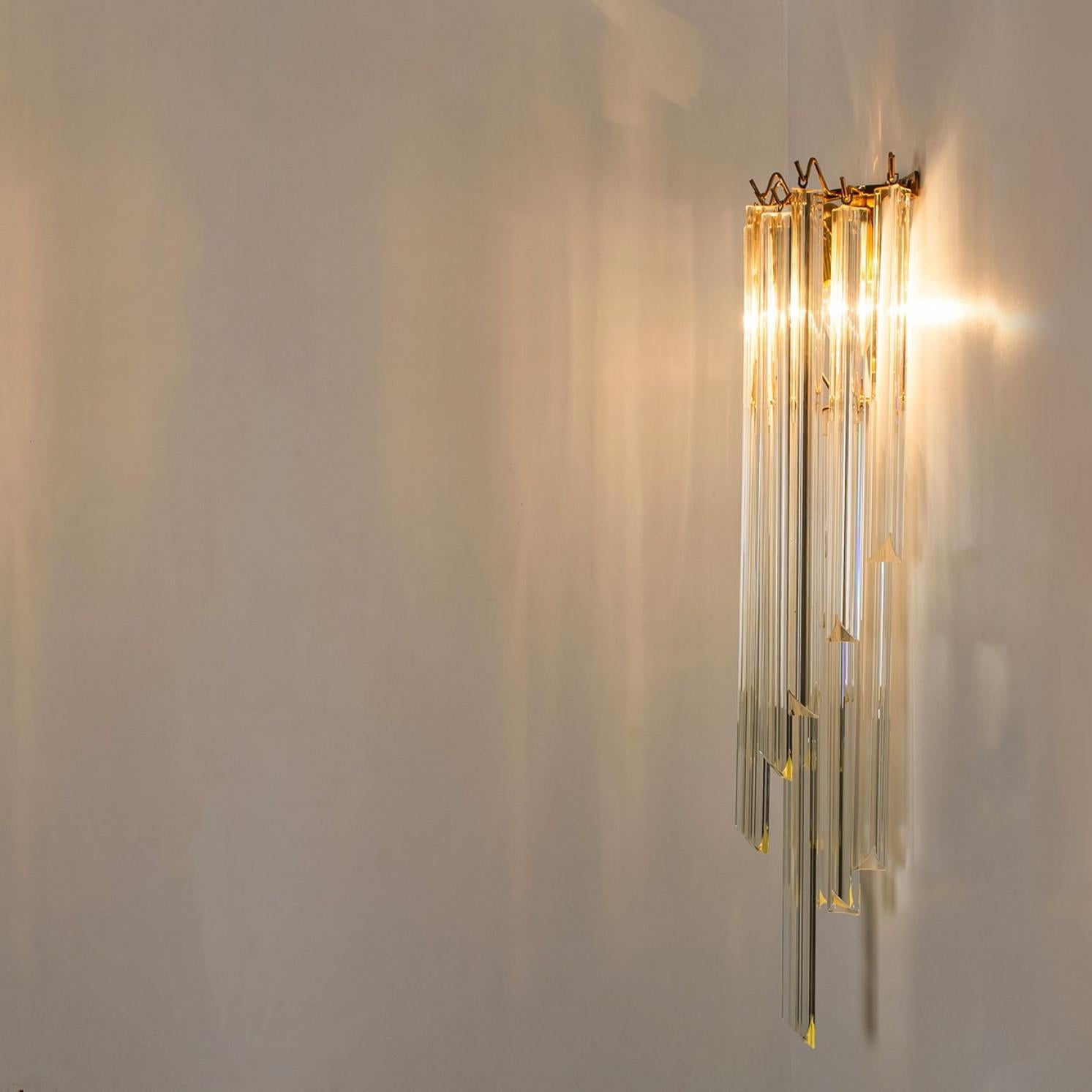 1 de los 3 Pares de apliques monumentales XXL de Murano, 2022 en venta 4