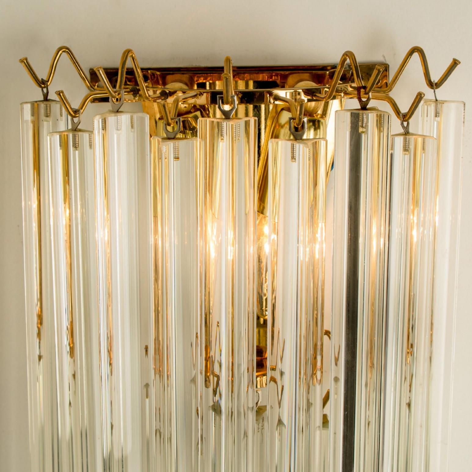 1 of the 3 Pairs of XXL Monumental Murano wall sconces, 2022 en vente 5
