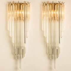 1 of the 3 Pairs of XXL Monumental Murano wall sconces, 2022