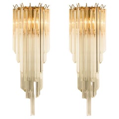 1 of the 3 Pairs of XXL Monumental Murano wall sconces, 2022