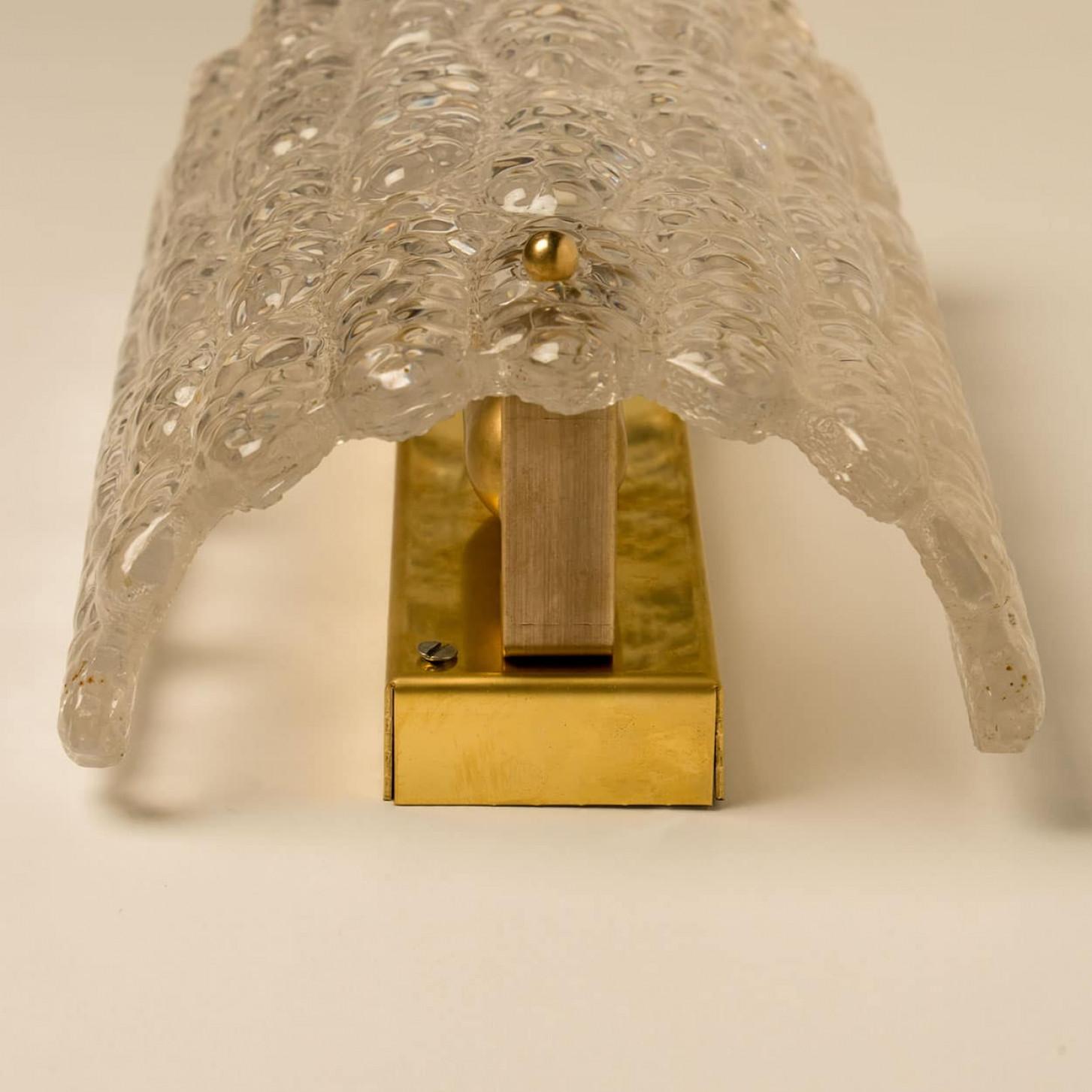 1 of the 3 Pairs Wall Lights by Carl Fagerlund for Orrefors, 1960 1