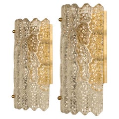 1 of the 3 Pairs Wall Lights by Carl Fagerlund for Orrefors, 1960