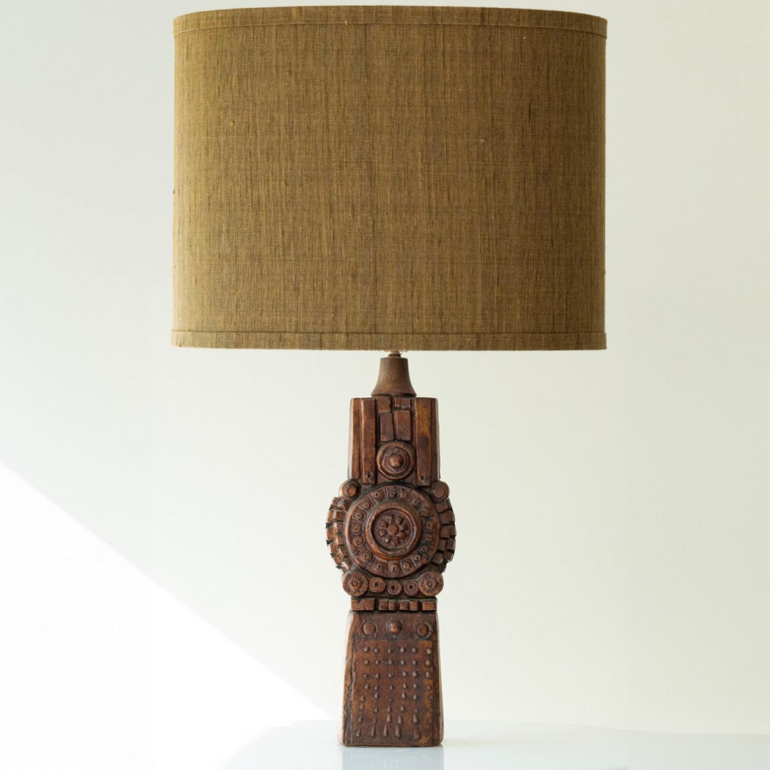 1 der 3  Rooke Lamps, Lampenschirme aus Seide von R. Houben im Angebot 3