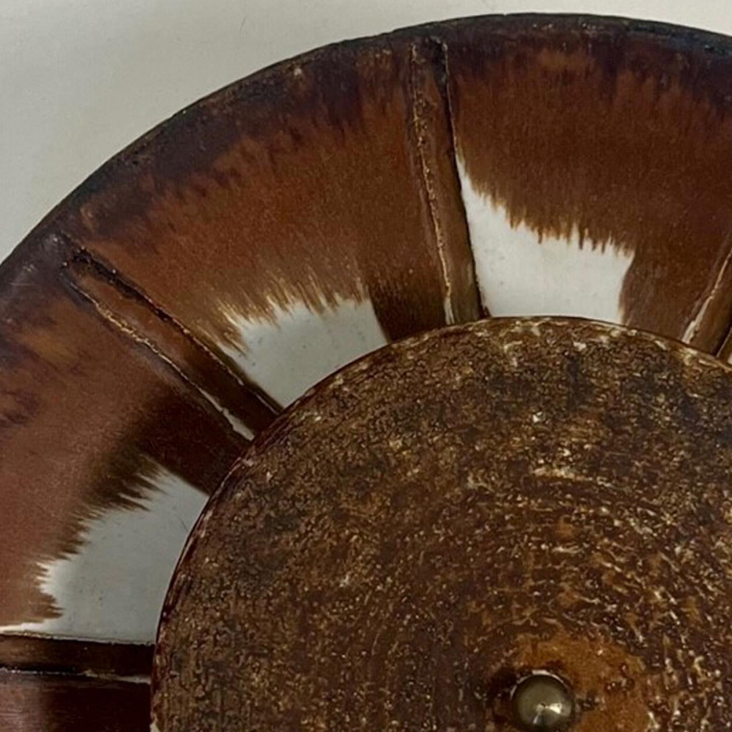 1 of the 3 Stunning Ceramic Wall Lights by Axella and Løvemose, Denmark, 1970 For Sale 8