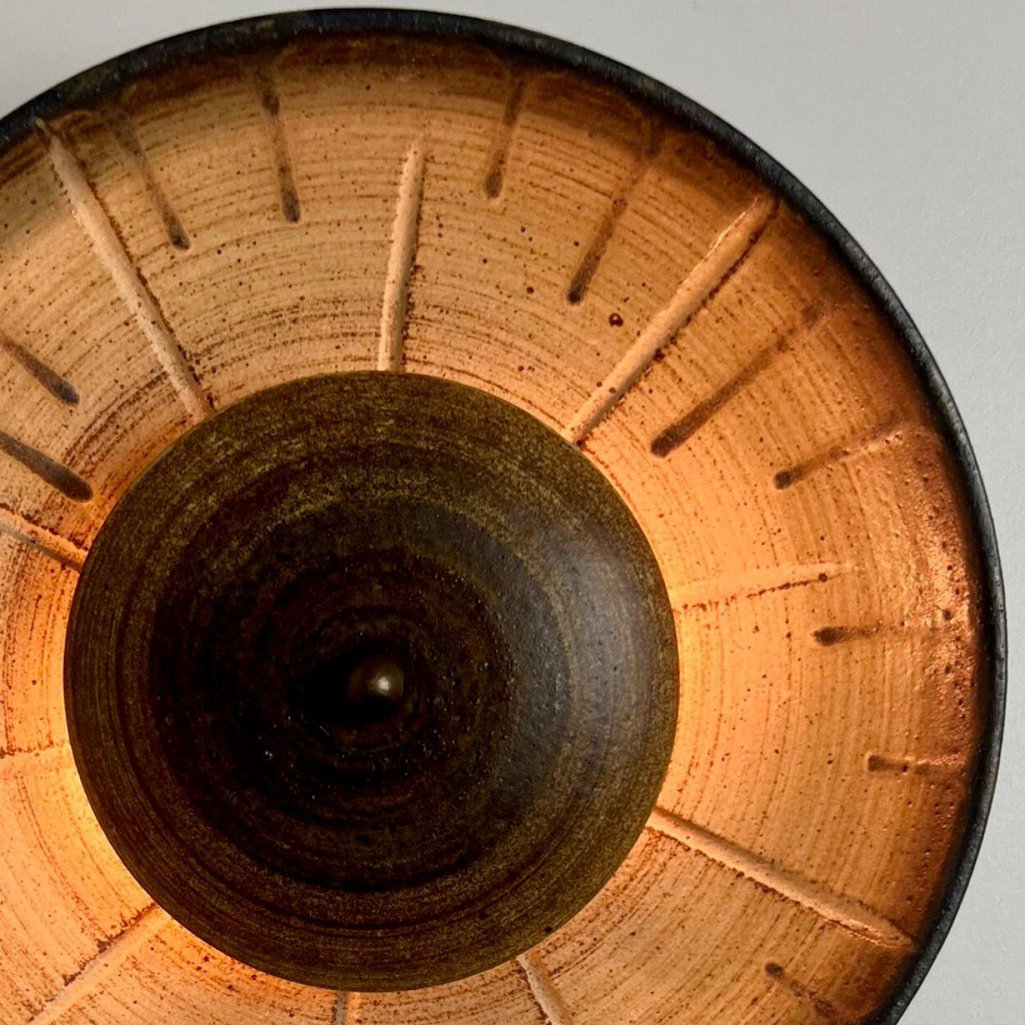 1 of the 3 Stunning Ceramic Wall Lights by Axella and Løvemose, Denmark, 1970 For Sale 11