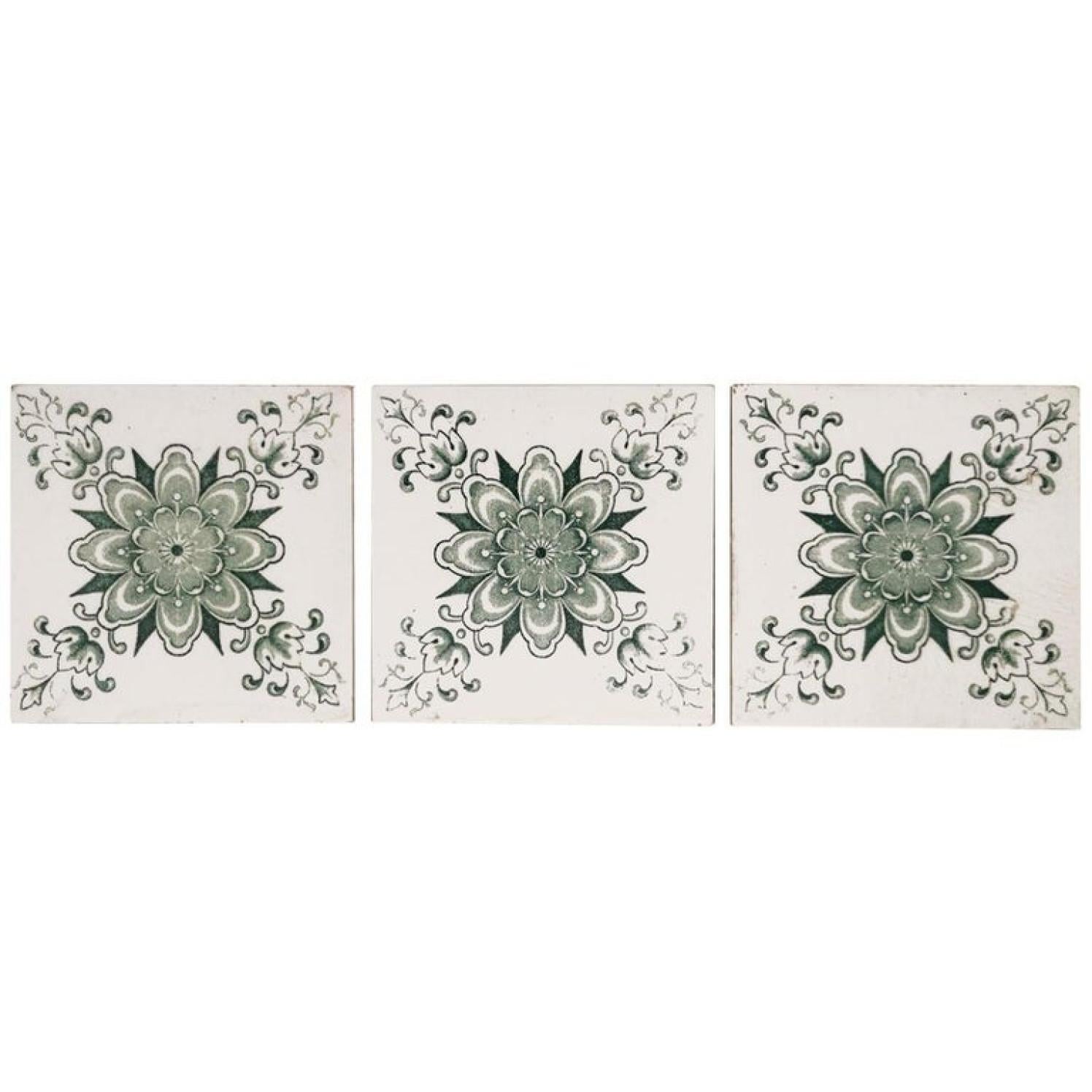 1 of the 30 Unique Antique Relief Tiles, Le Claive, circa 1920 For Sale ...