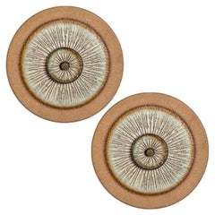 1 des 4 Applique en céramique Brown Grey, Danemark, 1970