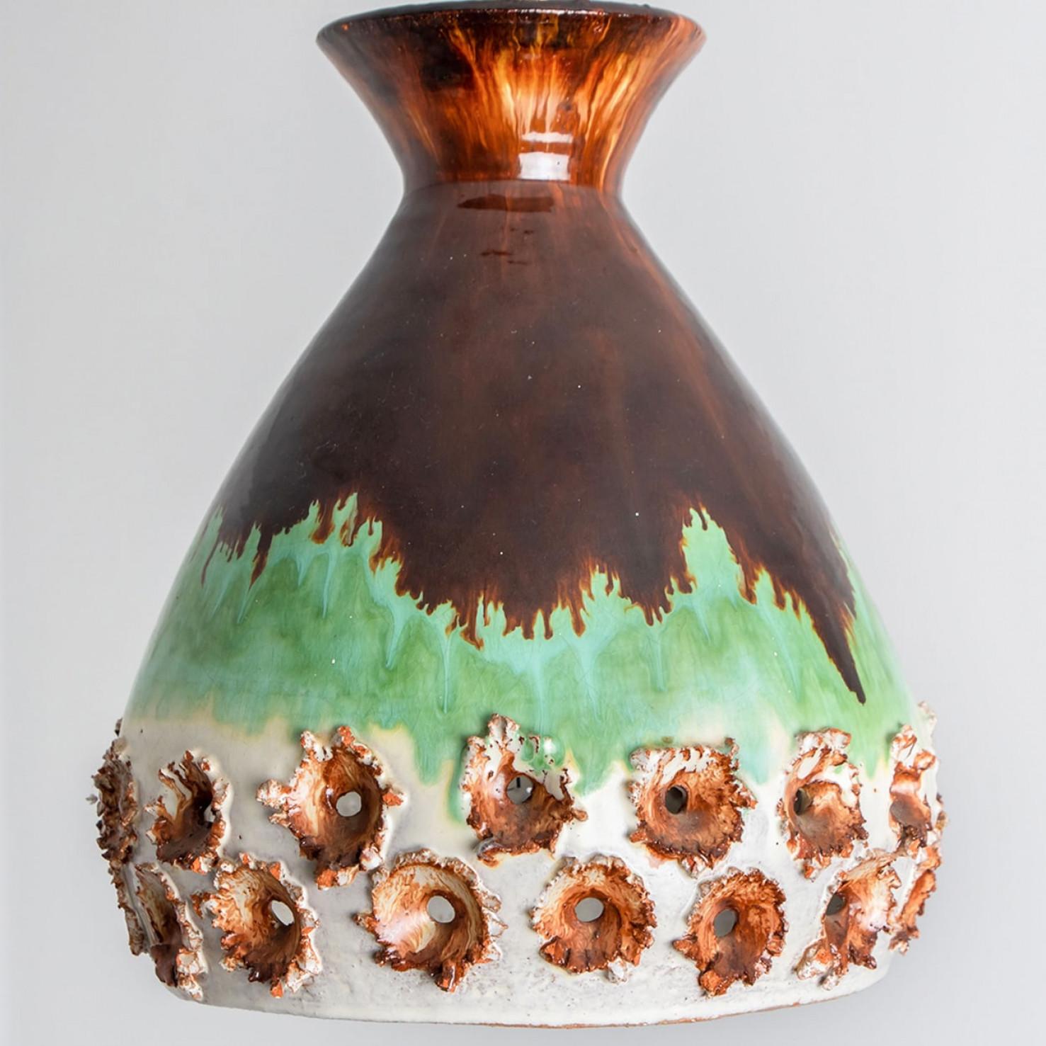 Danese 1 dei 4 ciondoli in ceramica Greene & Greene Blu, Danimarca 1970 in vendita