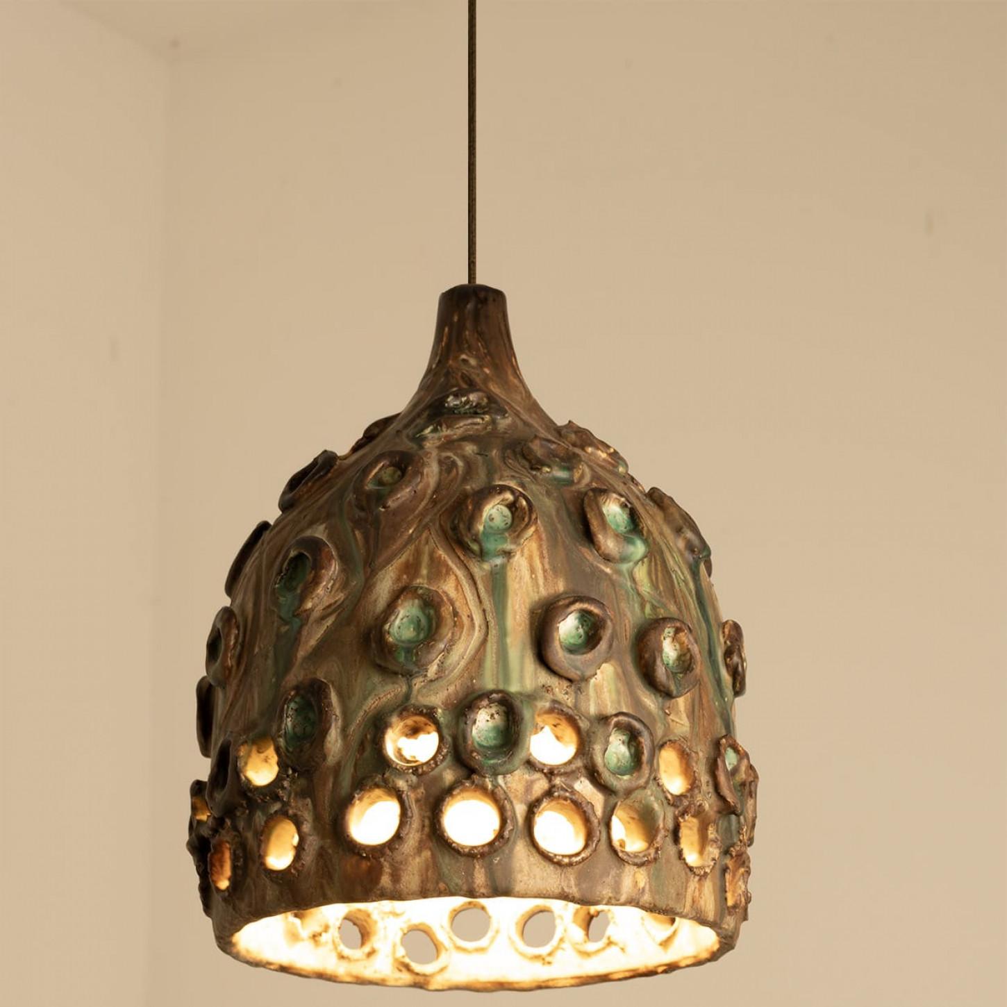 Ceramica 1 dei 4 ciondoli in ceramica Greene & Greene, Danimarca 1970 in vendita