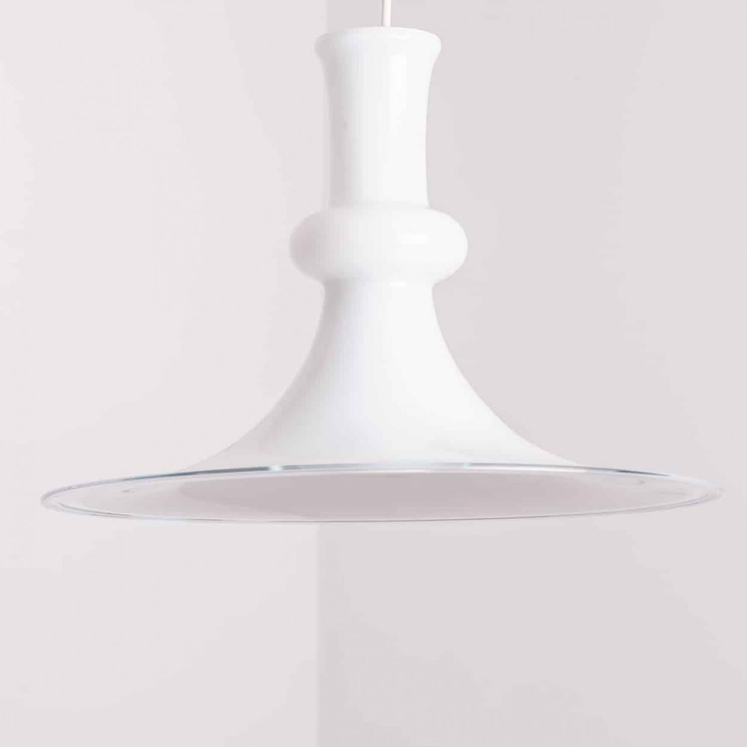 1 delle 4 lampade a sospensione Holmegaard di Michael Bang, 1970 in vendita 2