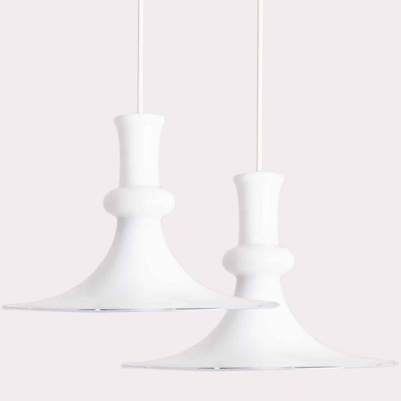 1 of the 4 Holmegaard Hanging Lamps by Michael Bang, 1970 For Sale 3