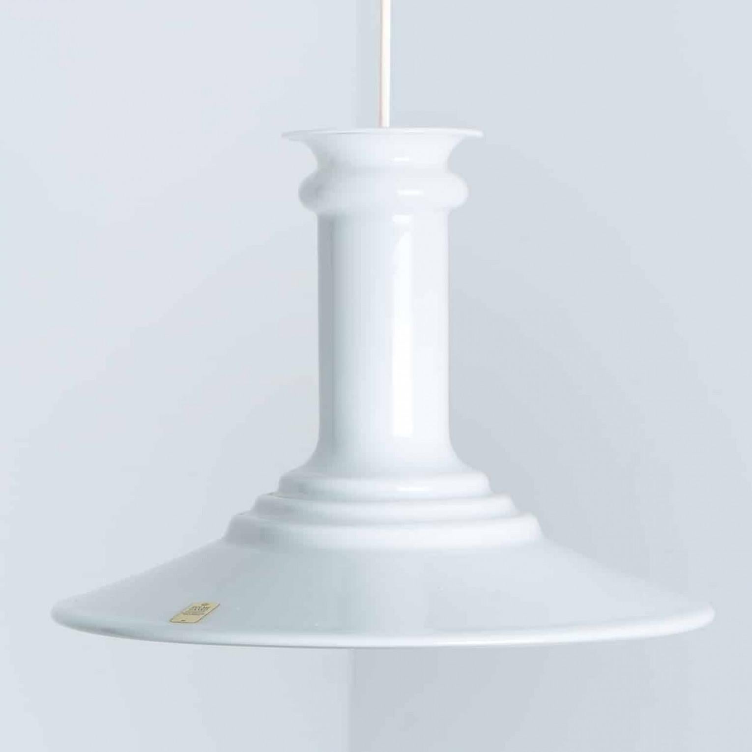 1 delle 4 lampade a sospensione Holmegaard di Michael Bang, 1970 in vendita 7