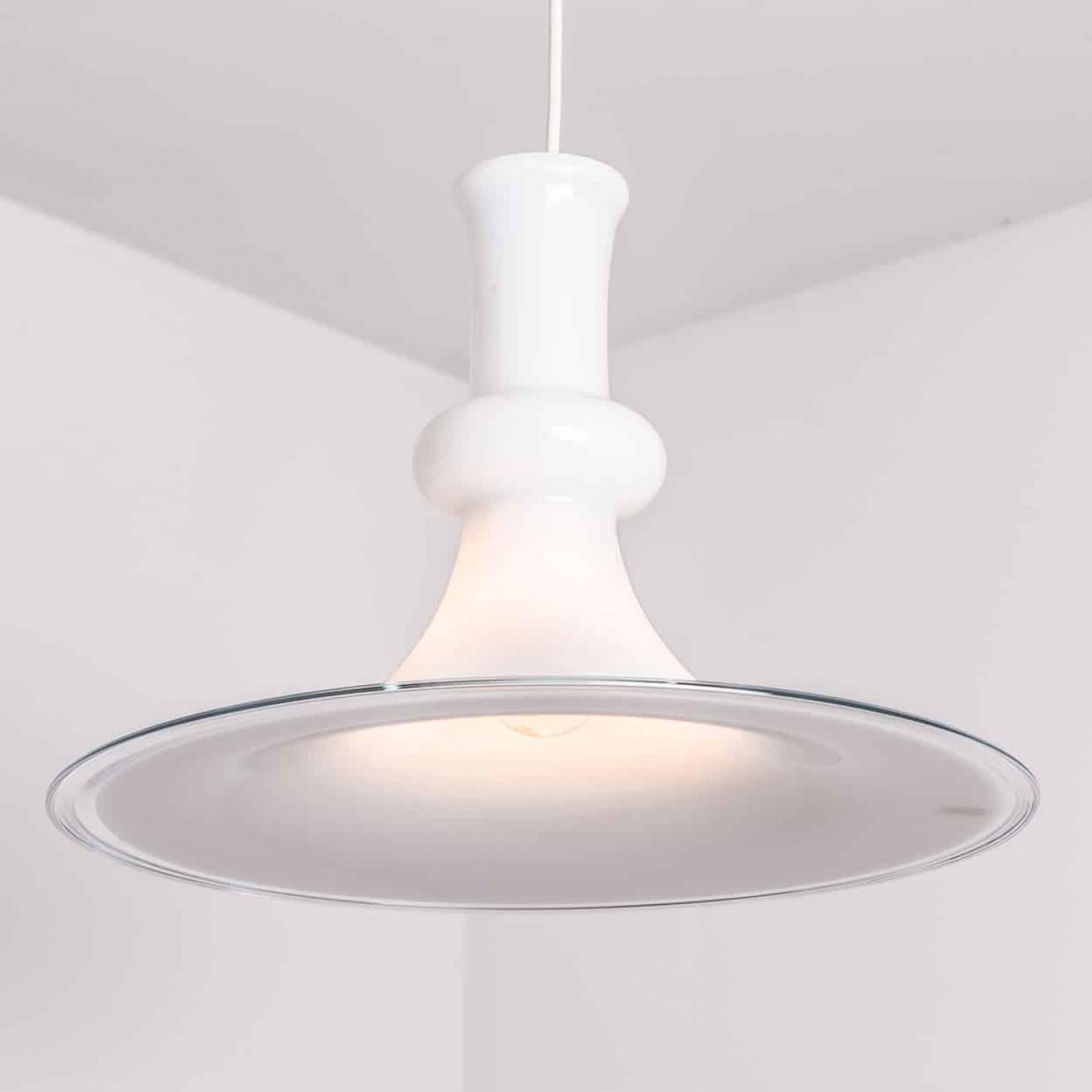 1 of the 4 Holmegaard Hanging Lamps by Michael Bang, 1970 For Sale 1