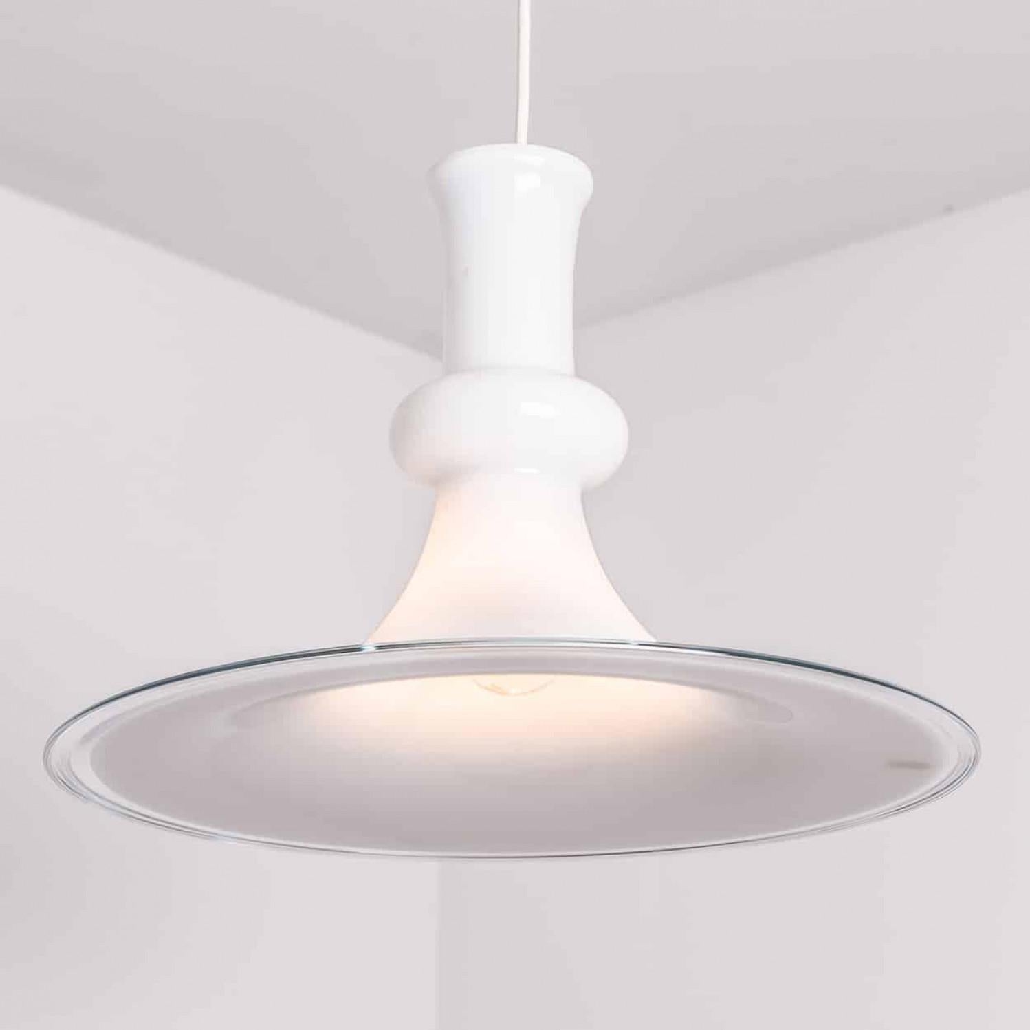 1 delle 4 lampade a sospensione Holmegaard di Michael Bang, 1970 in vendita 1