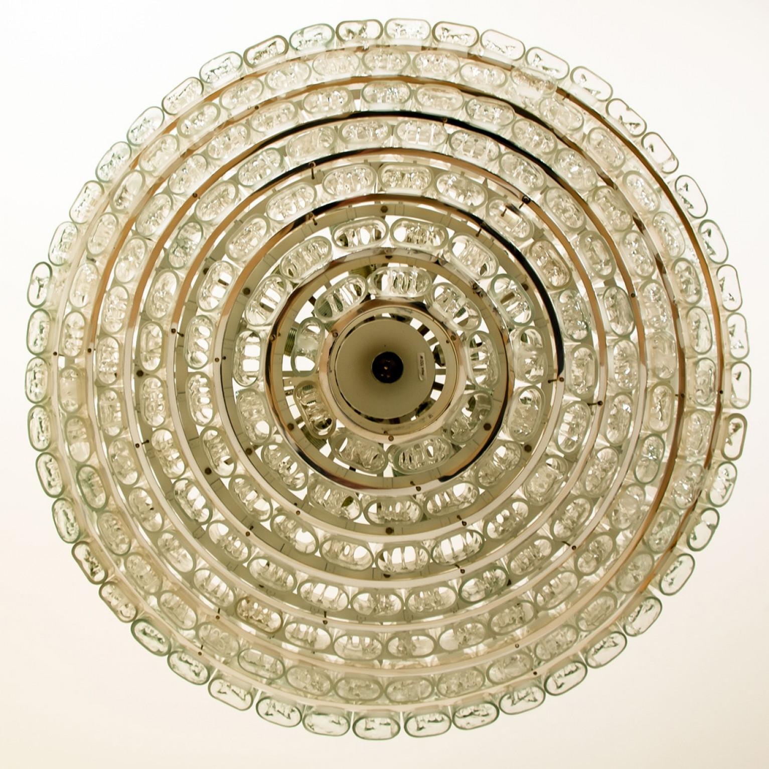 1 of the 4 Huge XXL Giant Ballroom Light Fixtures, 1970s For Sale 3