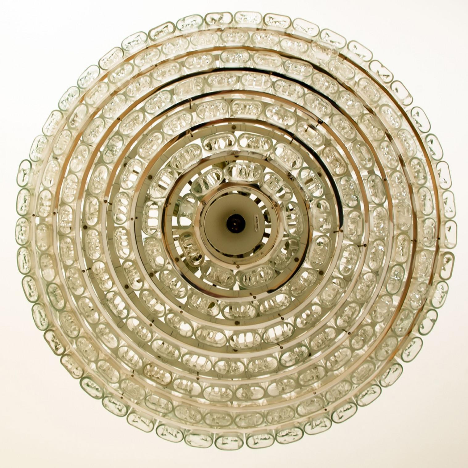 1 of the 4 Huge XXL Giant Ballroom Light Fixtures, 1970s For Sale 3