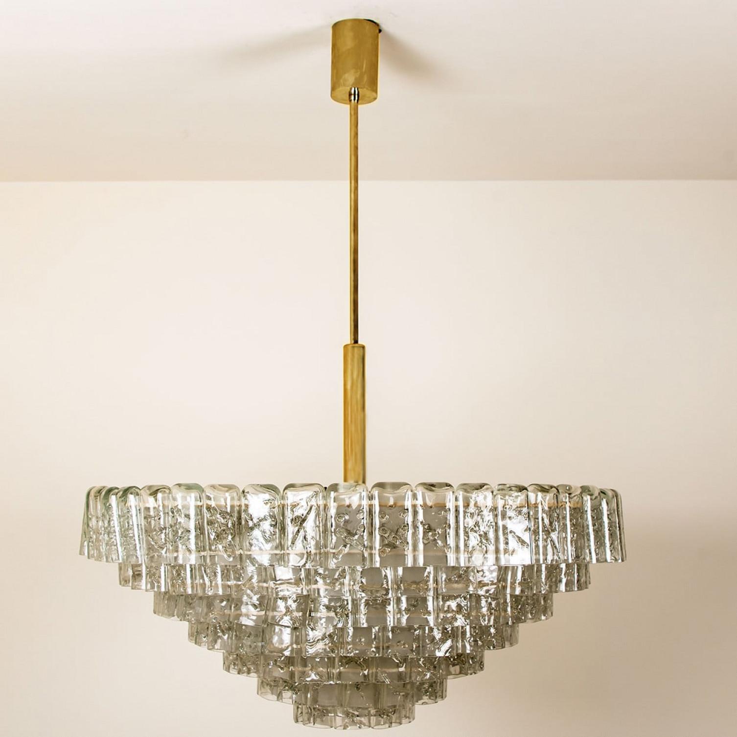 German 1 of the 4 Huge XXL Giant Ballroom Light Fixtures, 1970s For Sale