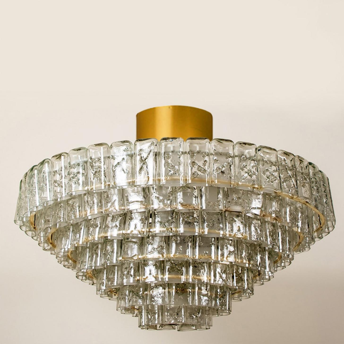 Mid-20th Century 1 of the 4 Huge XXL Giant Ballroom Light Fixtures, 1970s For Sale