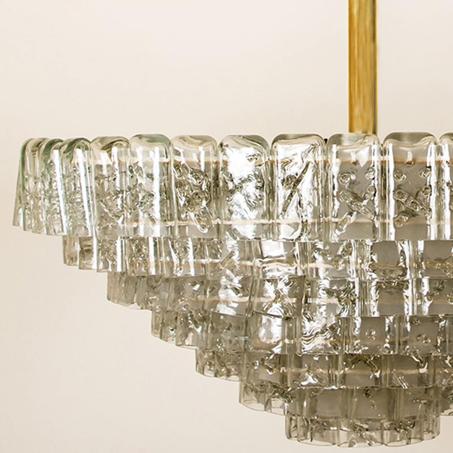 Metal 1 of the 4 Huge XXL Giant Ballroom Light Fixtures, 1970s For Sale