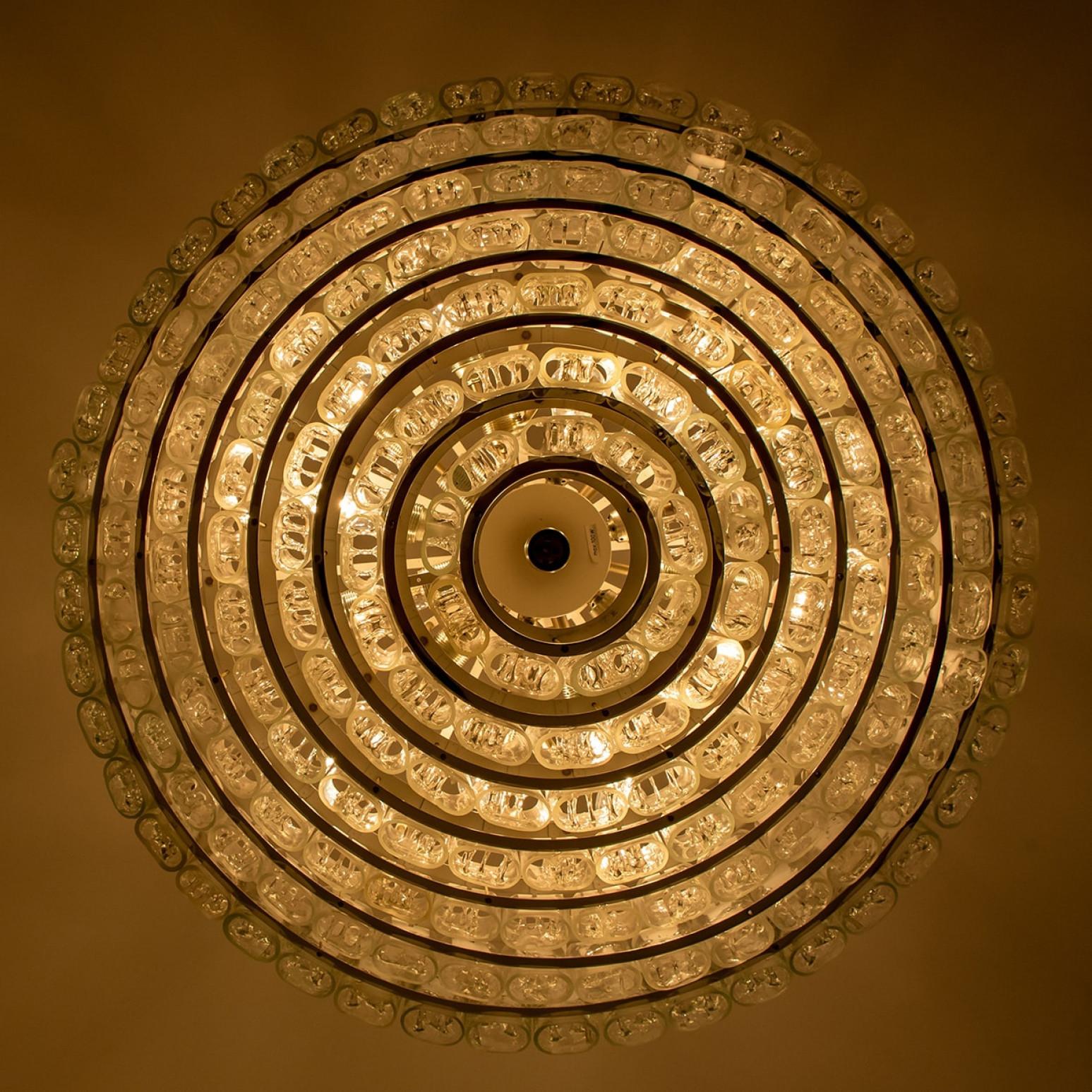 1 of the 4 Huge XXL Giant Ballroom Light Fixtures, 1970s For Sale 1